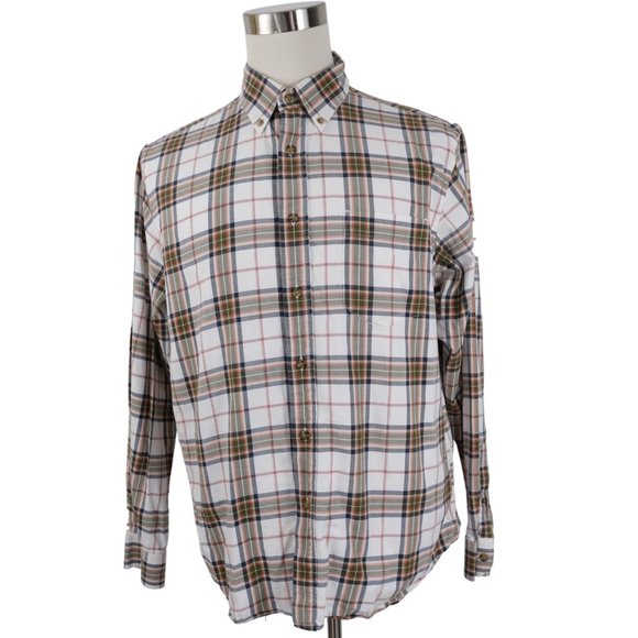 Eddie Bauer Signature Plaid Men's Long Sleeve Casual Button Down Shirt - Picture 1 of 11